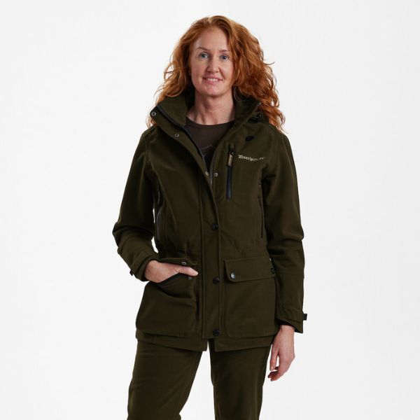 Deerhunter, Lady Gabby Jacket Peat Green (M-38)